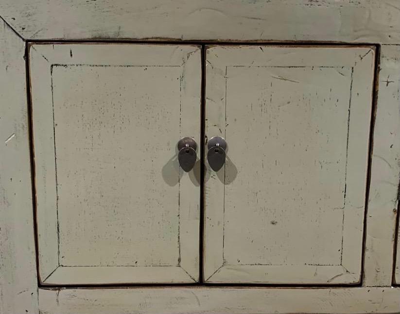 Tv meubel old green grey hoogglans 